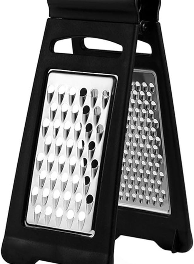 Black Double Sided Vegetable Grater Slicer Easy to Use Kitchen Food Cutter Tool - Image 1